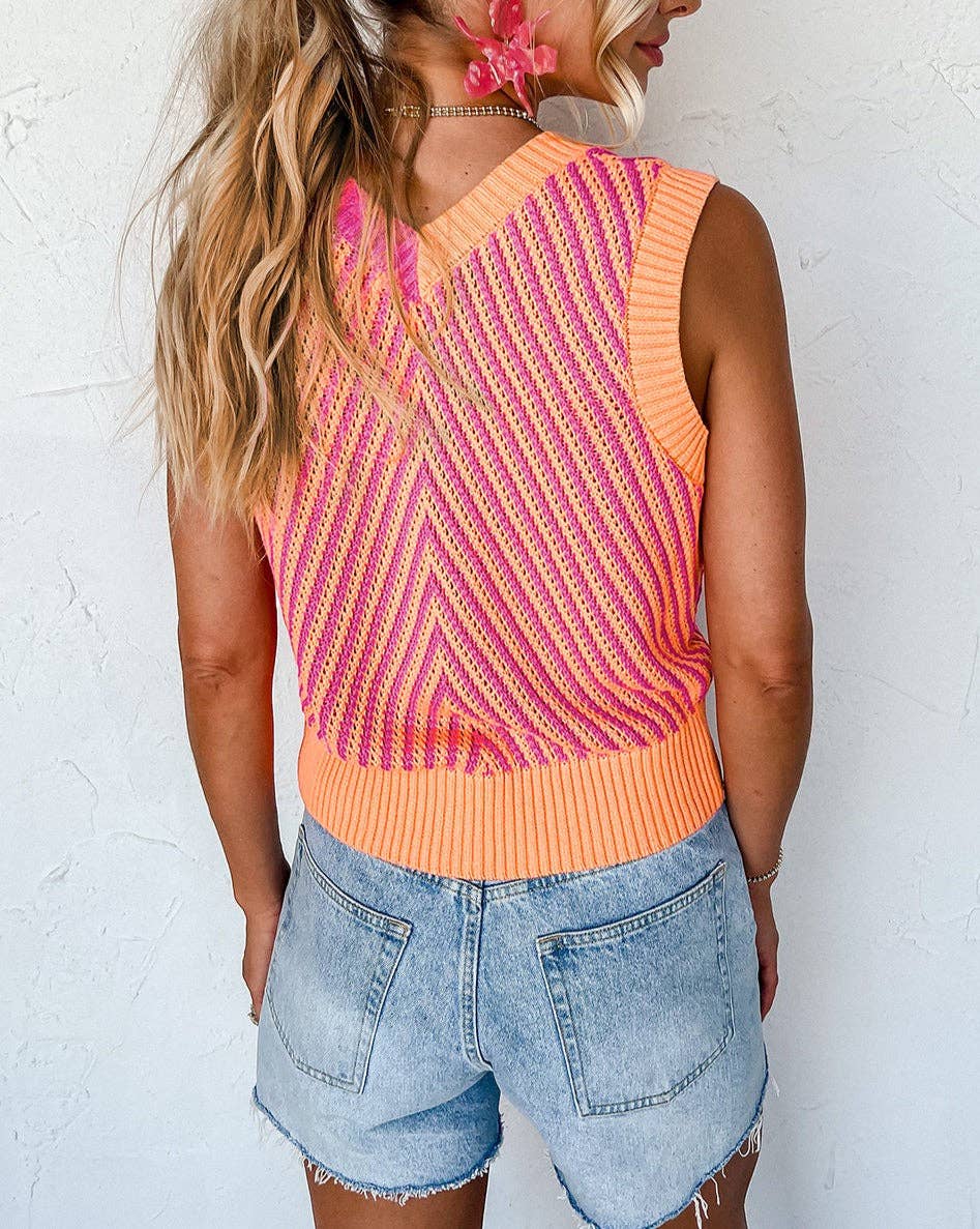 Chevron Sweater Vest