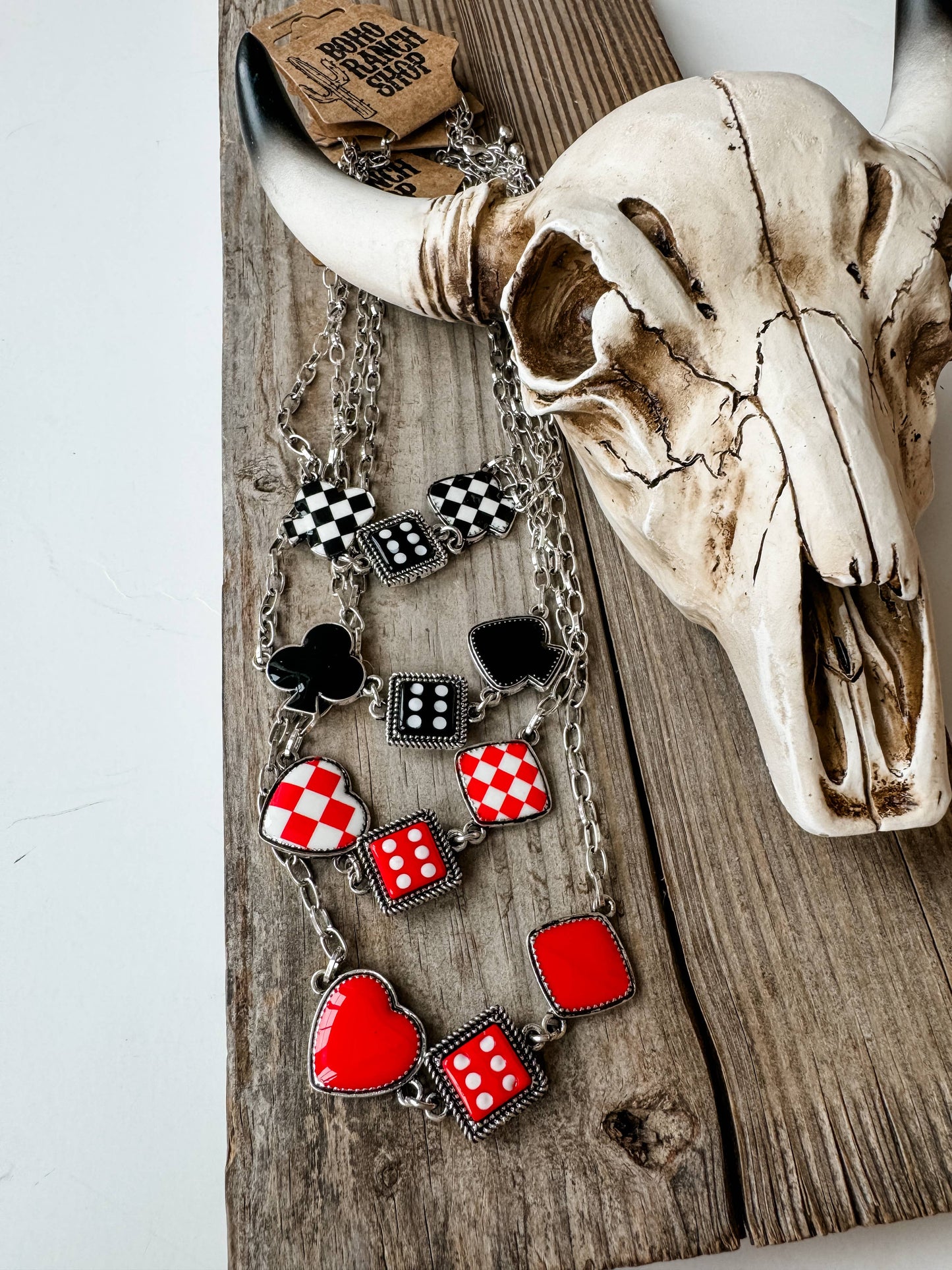 Card Dice Necklace