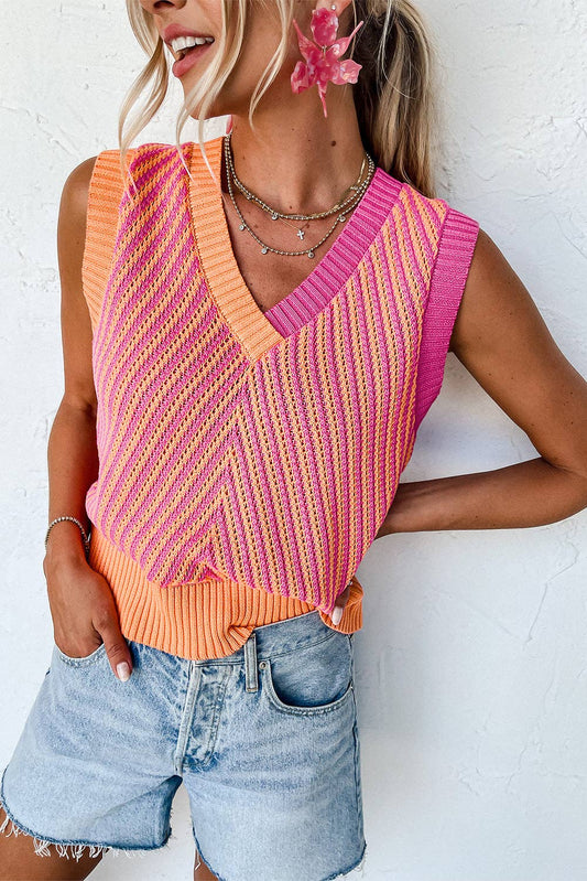 Chevron Sweater Vest