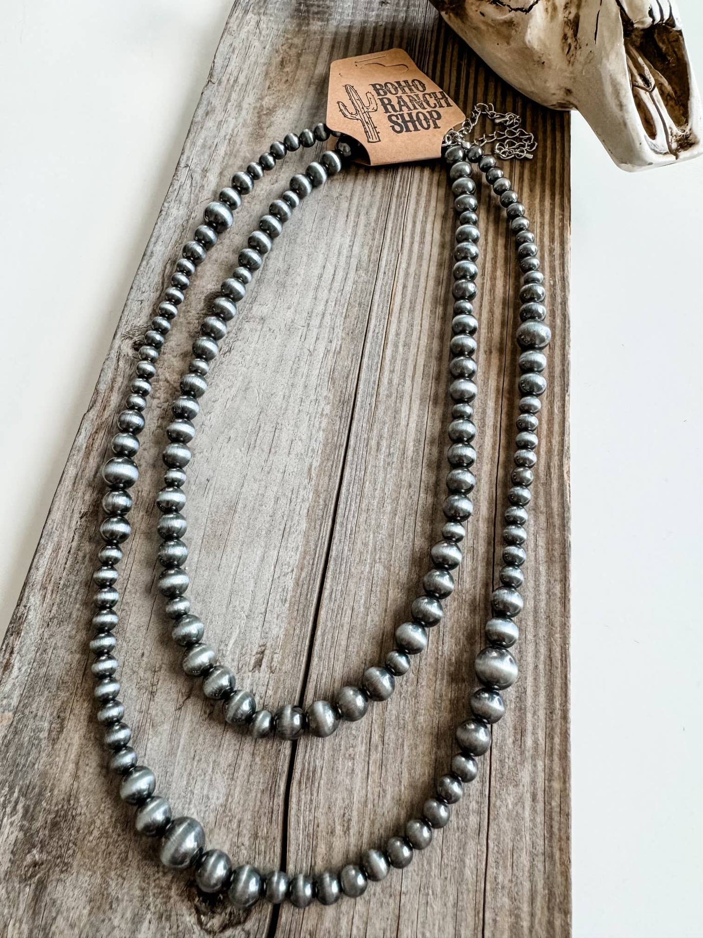 Navajo Style Pearl Necklace