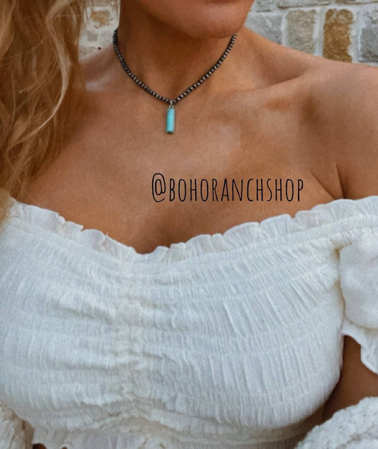 Navajo Style Turquoise Necklace