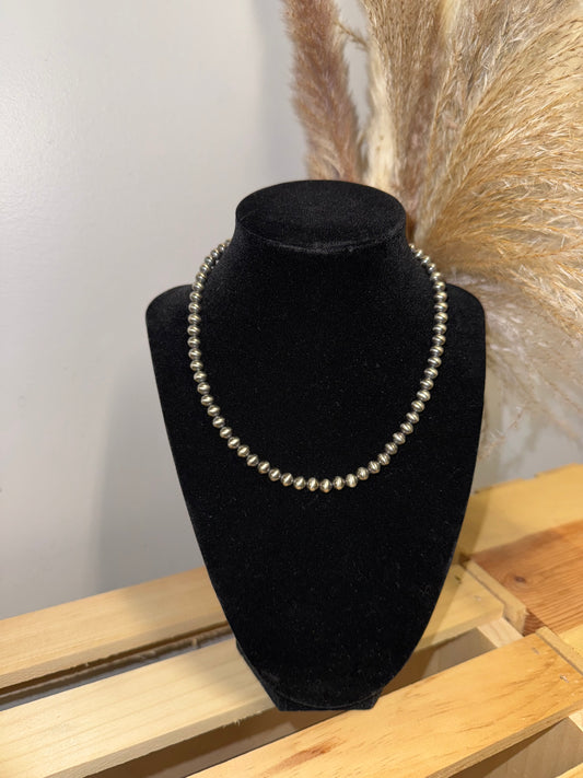 6mm Navajo Pearl Necklace